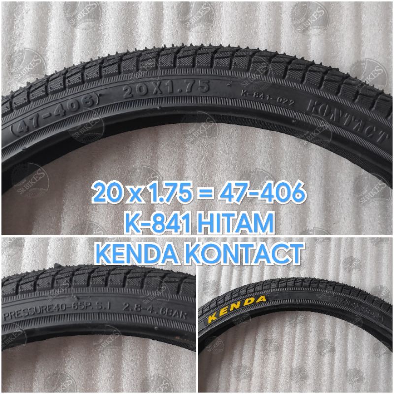 BAN LUAR 20 x 1.75 Sepeda Lipat Minion Mini BMX. KENDA