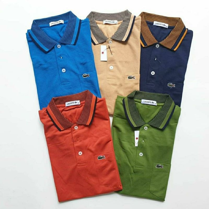 Kaos polo Lacoste Dewasa Size M, L, XL dan XXL