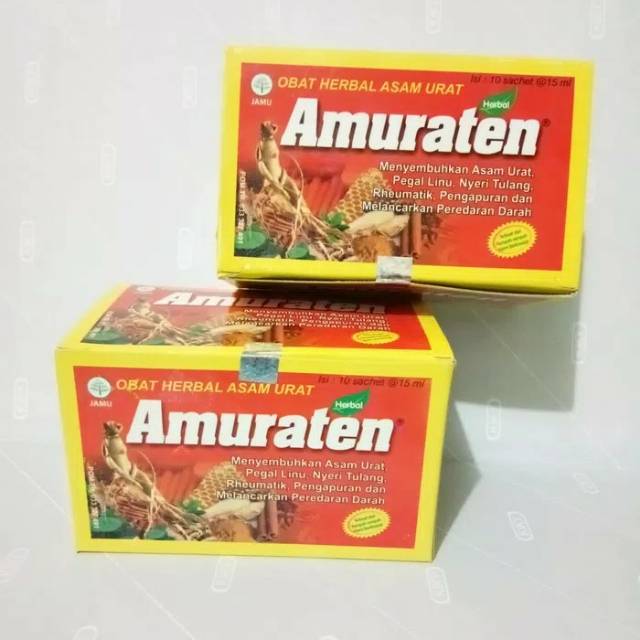 AMURATEN OBAT HERBAL ASAM URAT CAIR ORIGINAL