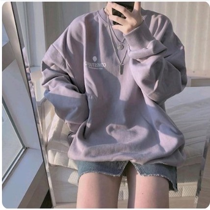 Sweater Polos Basic Sablon - XXL Pria Wanita Sweater Wanita Switer Wanita Basic Sweater Polos