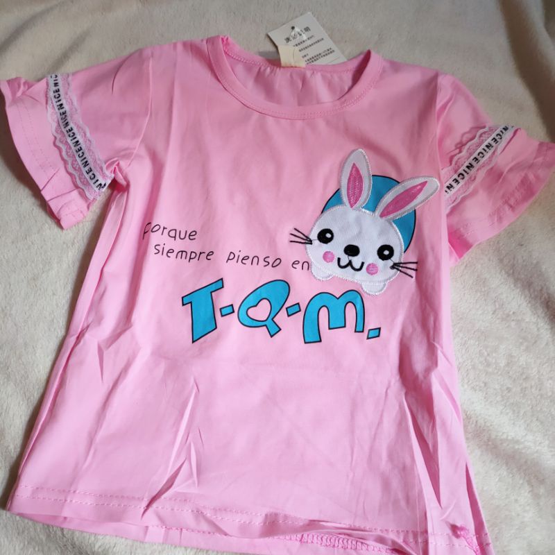 Kaos import anak 2 3 4 5 tahun baju anak cewek premium ( kaos import SUNNY DAY )