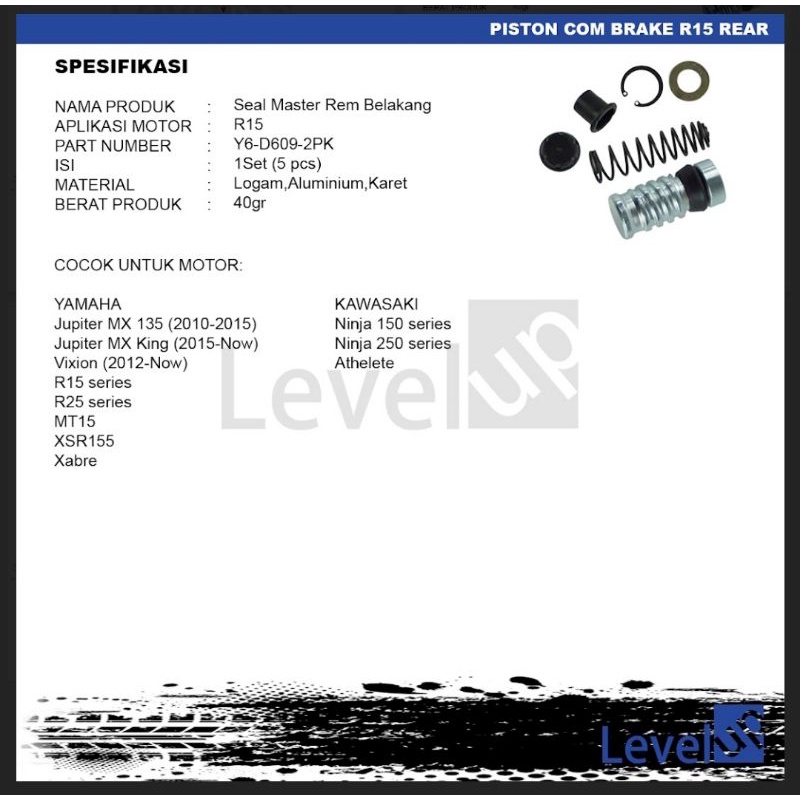 kip master rem cakram seal master kip rem belakang r15 mx xabre ninja 150 seal pompa rem belakang