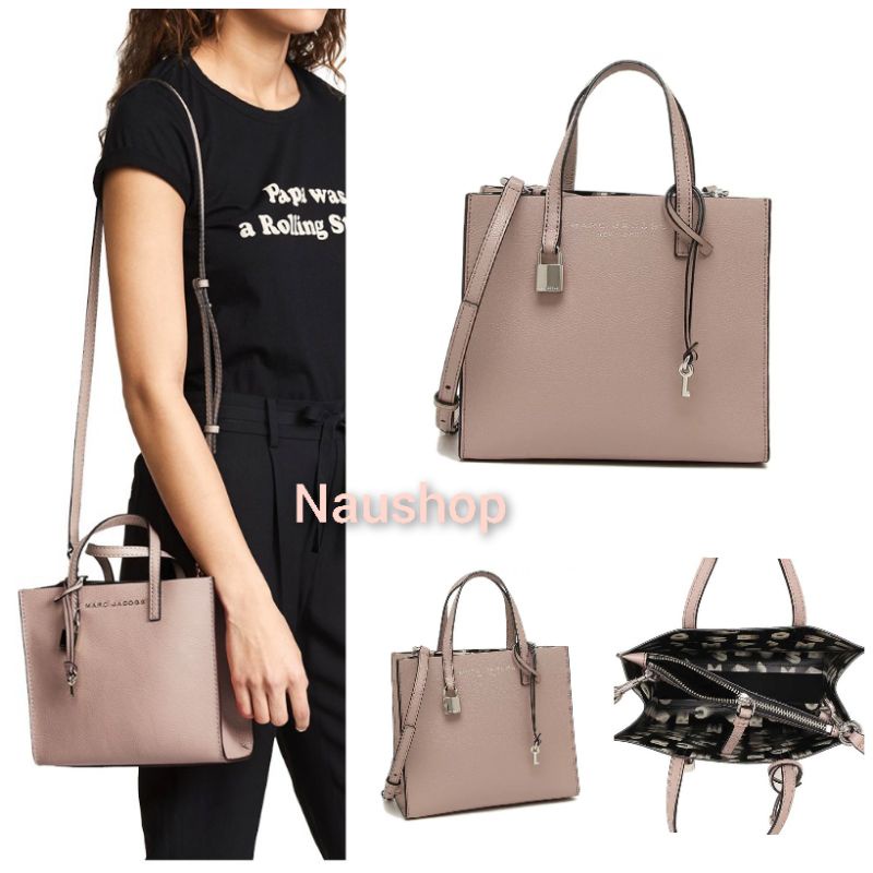 Tas MJ Original - Marc Jacobs Mini Grind Romantic Beige Black