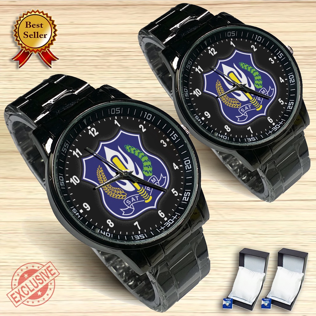 {Exclusive} Jam Tangan Couple SATPAM/SECURITY - KBS RI (Satuan/Seapasang)