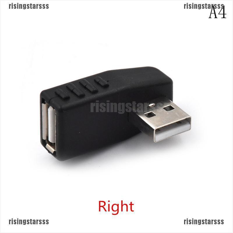 Rsid span-new Adapter Konektor Extension USB 2.0 Male Ke Female Bentuk L