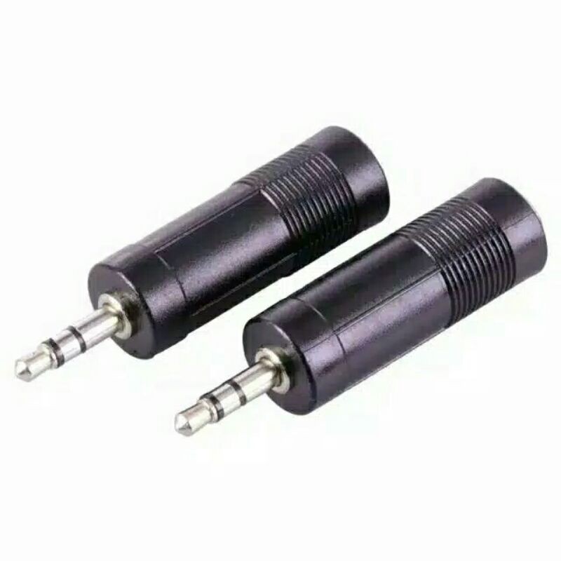 perubah jack besar 6.5mm To 3.5mm / Jack lubang Besar ke port headset handphone