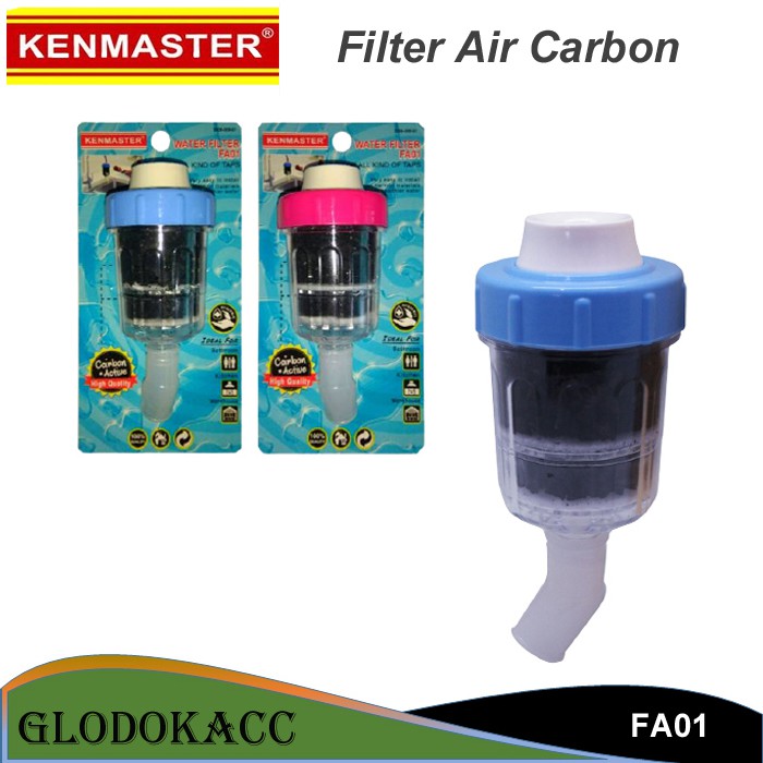 Filter Air Carbon Active Corong / Saringan Air Kran / Kenmaster Water Filter FA01