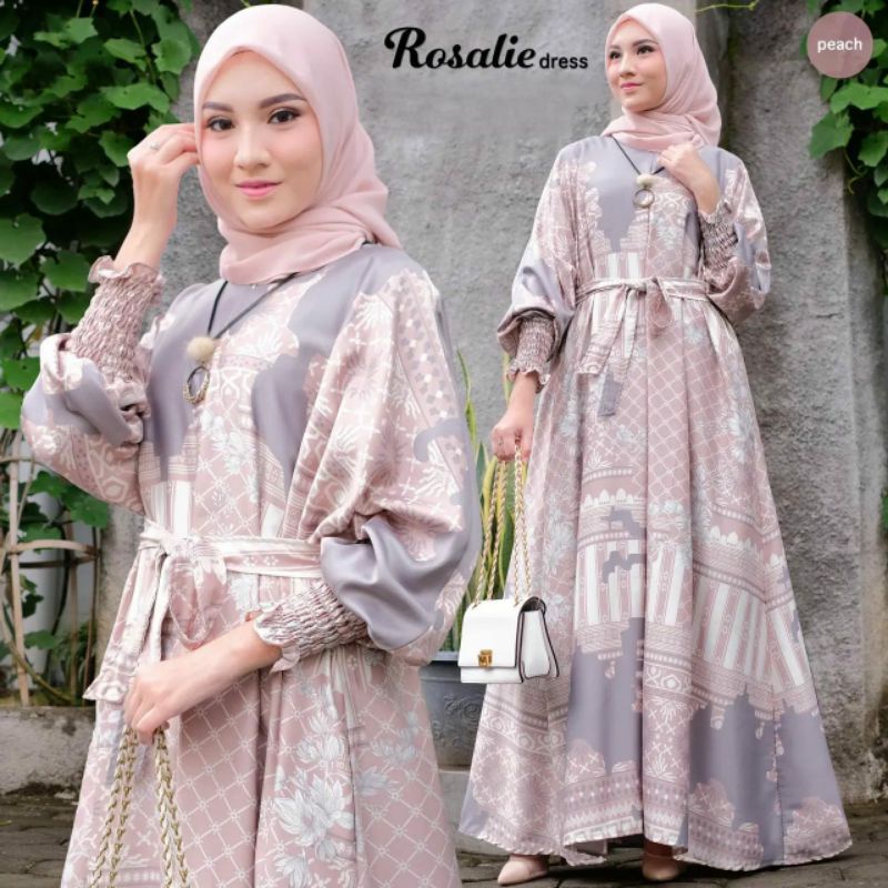 Rosalie dress couple mom and kids  Maxmara Lux Premium Ukuran Jumbo