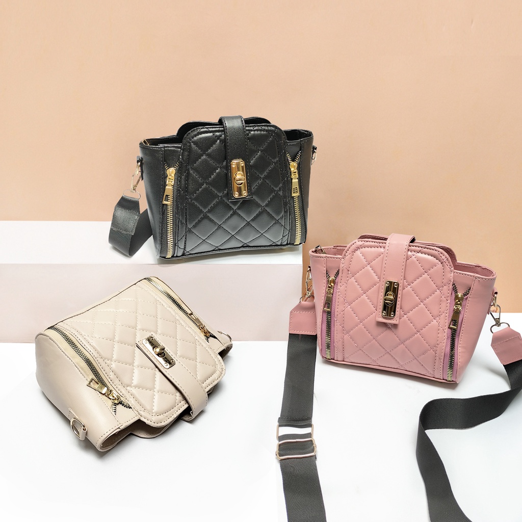 Tas slempang kulit sintetis wanita handbag remaja dewasa tas wanita murah shoulderbag cewek