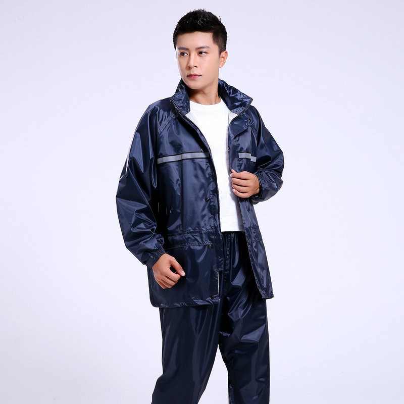 BARANGTERBARU Double-Layer Split Dewasa Jas Hujan Custom Cross-Border Mobil Listrik Jas Hujan Set