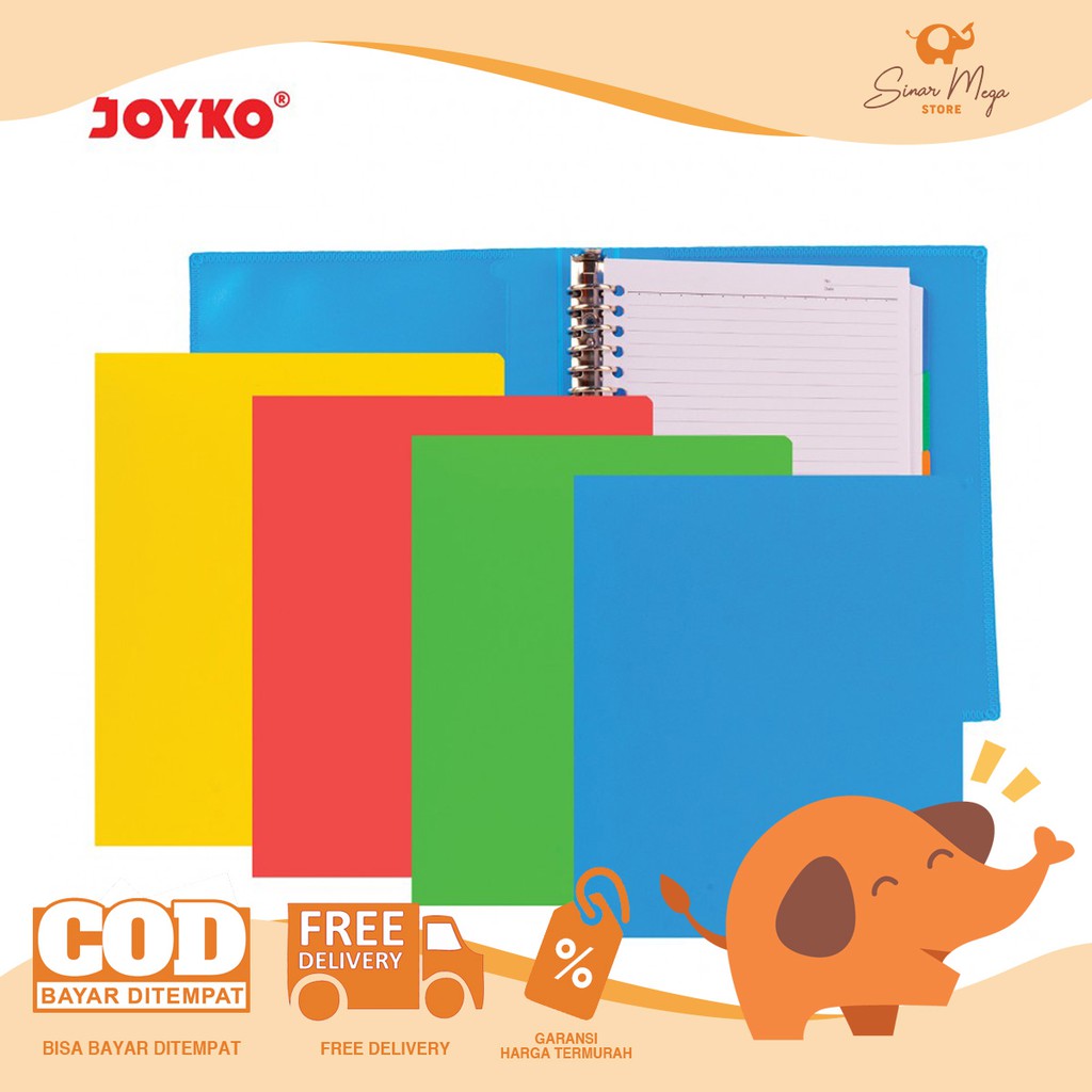 

Joyko Binder Note Loose Leaf A5-TSPL-M505 Color Warna Lucu Unik Murah