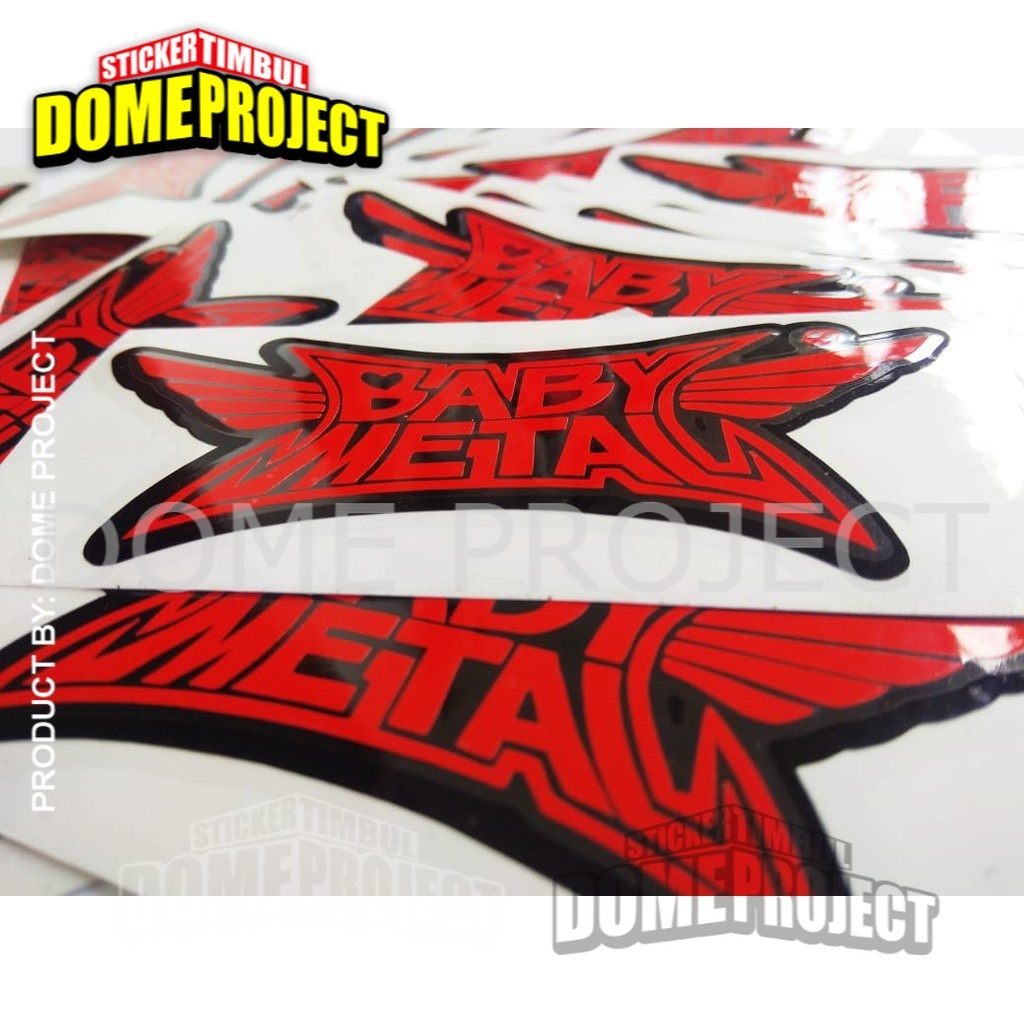 [BUY 3 GET 1] BABY METAL STIKER CUTTING STIKER MOBIL AKSESORIS BODY MOBIL