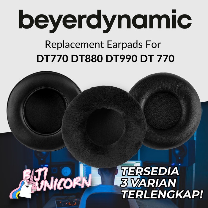 Earcup/Earpad/Ear Cushion Beyerdynamic DT770 DT880 DT990 DT 770 Busa Bantalan Foam