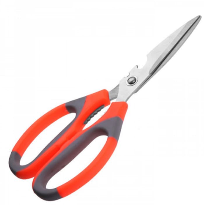 Gunting Dapur 4in1 Super Tajam Multi Fungsi / Pembuka Botol dan Kacang