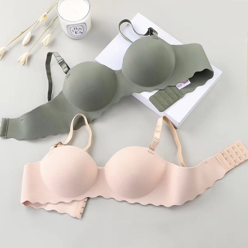 GO! BR651 BRA Seamless Push Up Pengait Pakaian Dalam BH Wanita Bralette Bahan Lembut