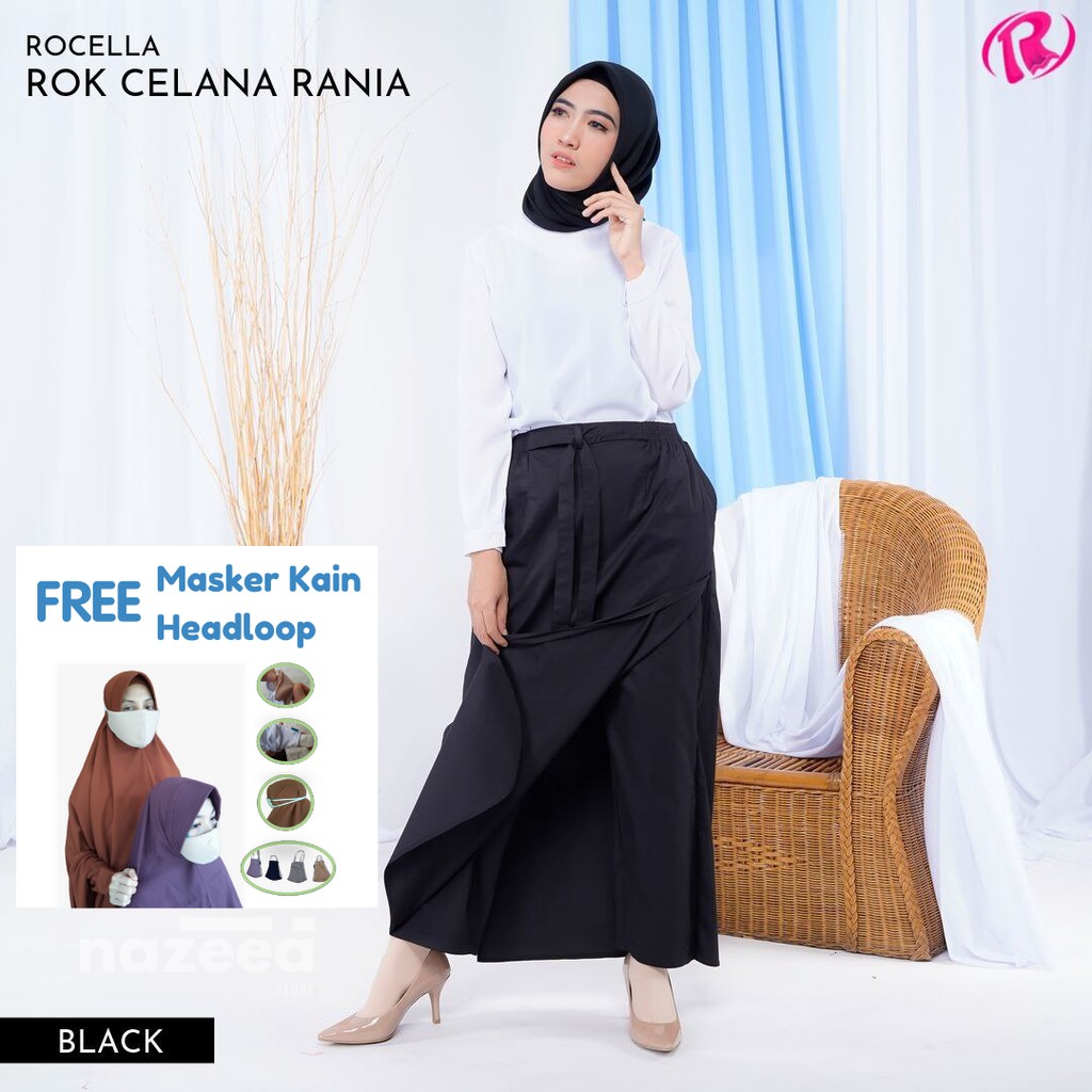 Rok Celana Kasual/Olahraga Muslimah Muslim Wanita Remaja Dewasa ROCELLA - Rania