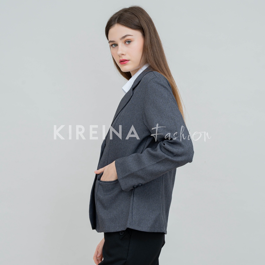 Blezer Kerja Wanita Blezer Wanita Formal Blazer Kantor Wanita Premium Atasan Jas Cewek Kantor | Kireina Fashion