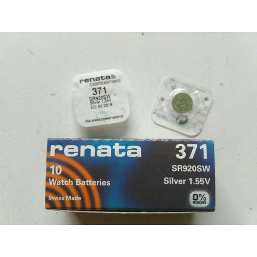 Baterai Batre Jam 371 SR920SW SR 920 SW renata