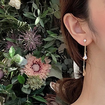 Anting AT 106 Bahan S925 Fashion Wanita Anting Keren Lucu Unik Elegant  /Deluna/BB