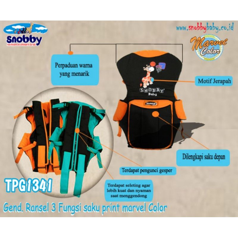 Snobby TPG-1341 Gendongan Bayi 3 in 1