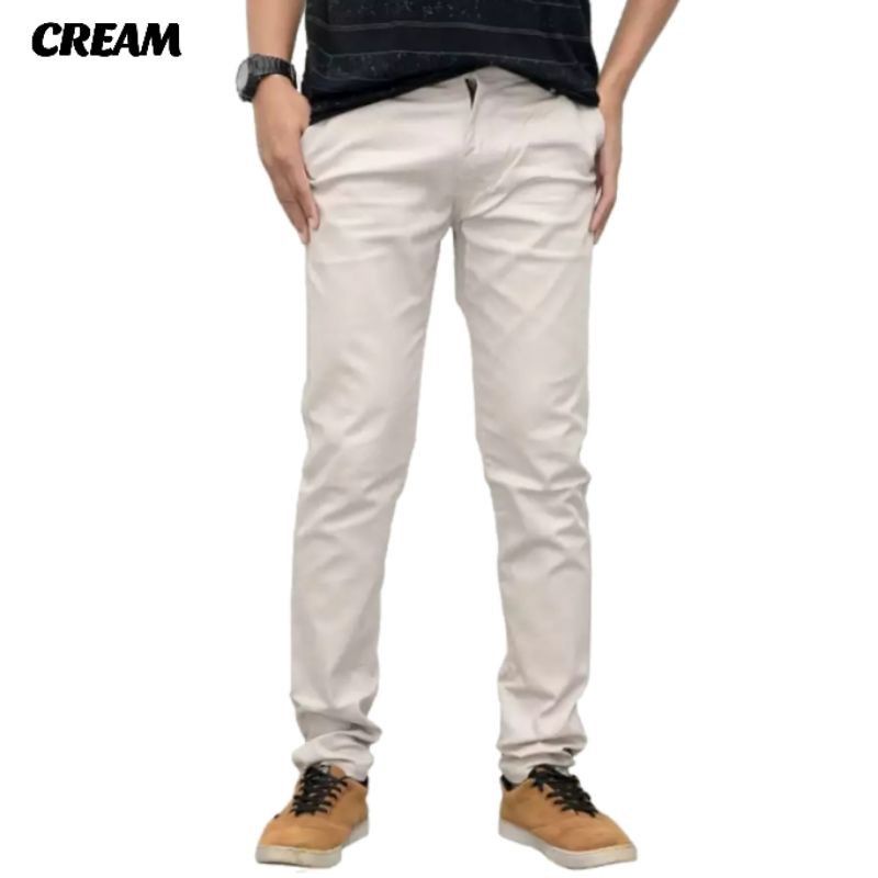 [TERLARIS] CELANA PANJANG PRIA UKURAN 27-38 PREMIUM QUALITY CHINOS SLIMFIT