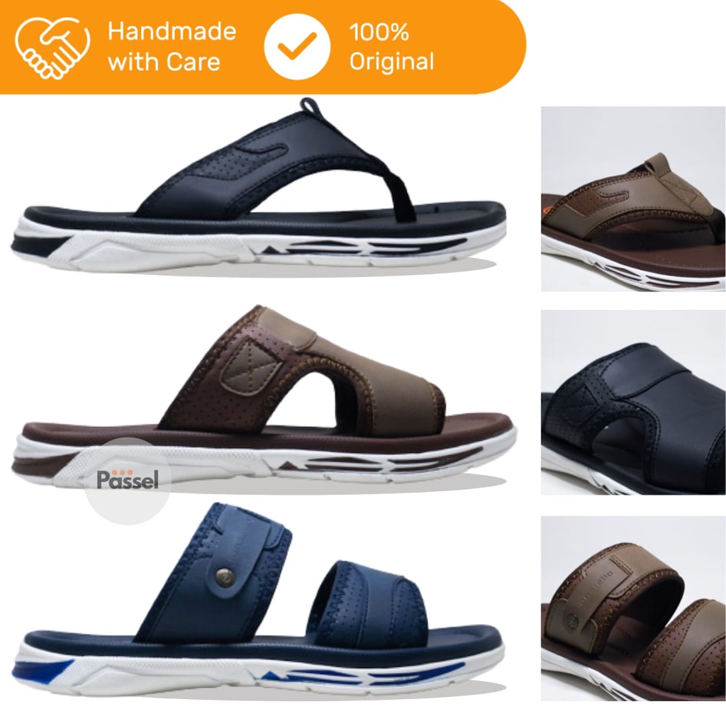 Donatello Sz. 39-43 Sandal Pria Sintetis Kombinasi | AG81051 / AG81052 / AG81053