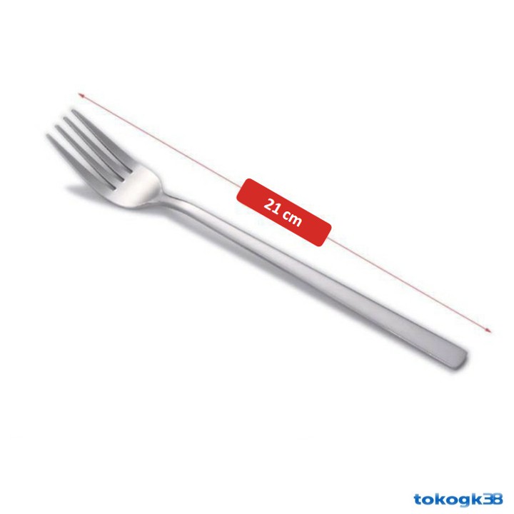 Garpu Makan Korea Stainless GLANZ 1 Lusin-2