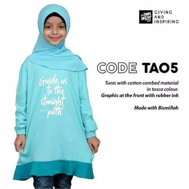 Tunik Anak Muslimah by Ammarkids - Tunik Anak Ammar kids