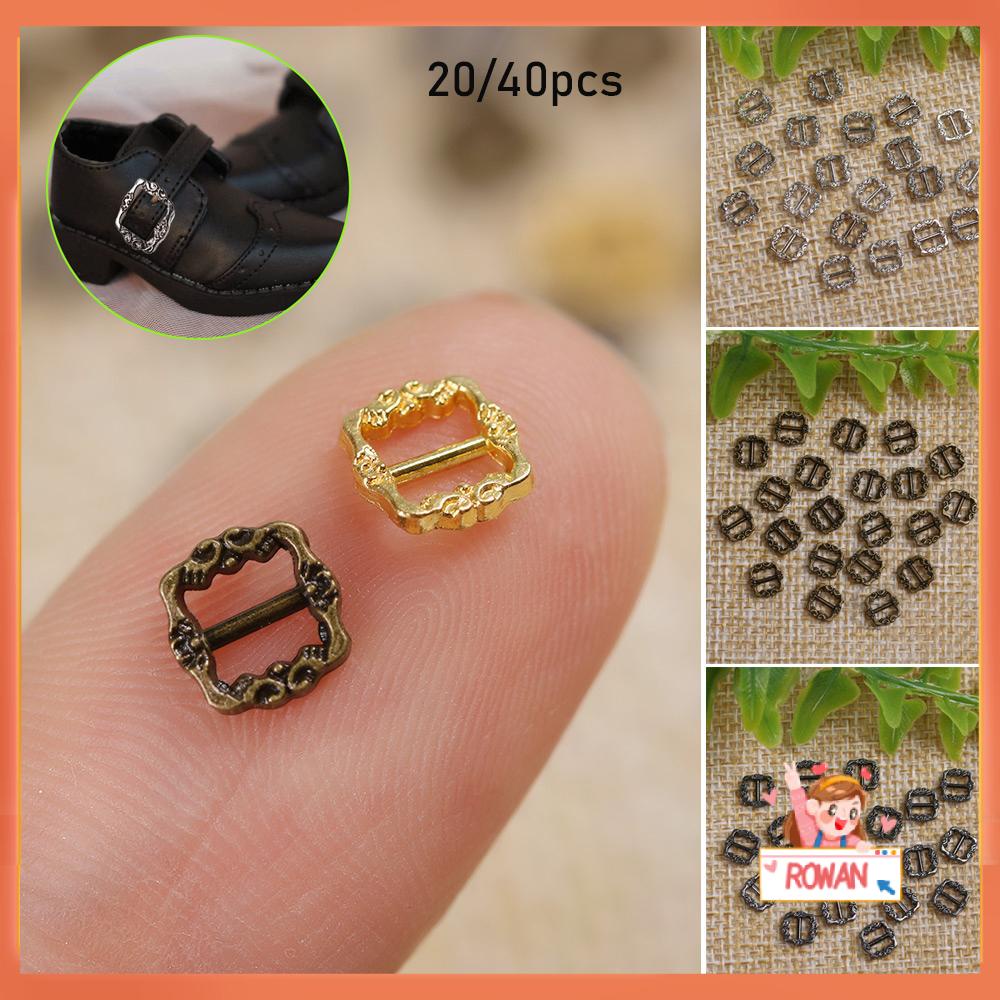 ROW 20/40pcs High Quality 3.5mm/7mm Girls Toys Mini Ultra-small 4 Colors Tri-glide Buckle