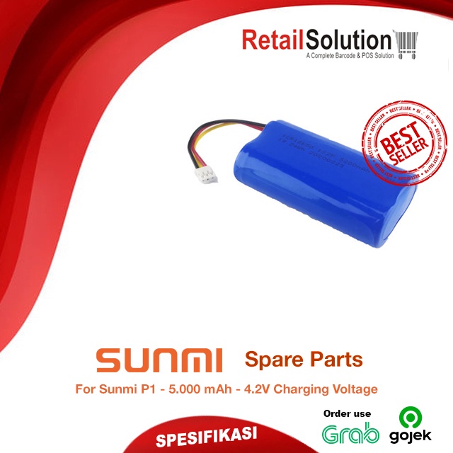 Battery Baterai Sunmi P1 5000 mAh Original