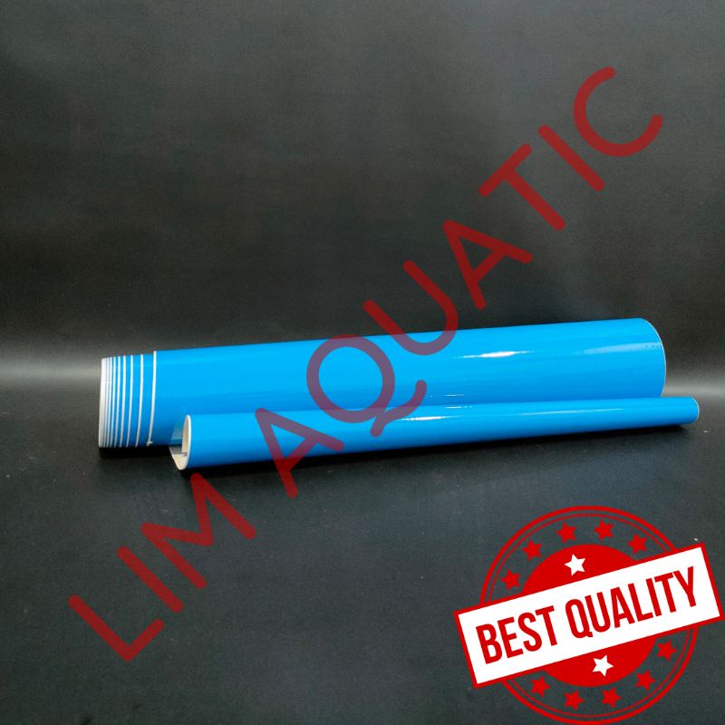 SCOTLITE BACKGROUND AQUARIUM - BIRU / BACKGROUND AQUARIUM PER METER / BACKGROUND