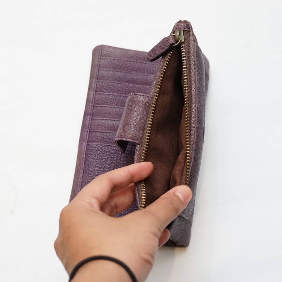 Dompet Panjang Wanita / Dompet Panjang Dompet Kulit Kartu Pria Wanita