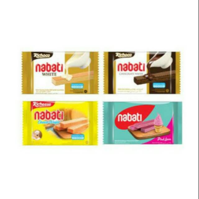 

Richeese Nabati Wafer Keju/coklat/ vanilla