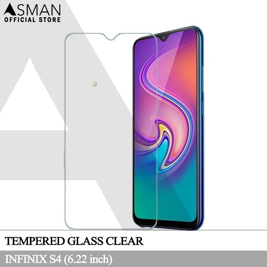 Tempered Glass Infinix S4 (6.22&quot;) | Anti Gores Pelindung Layar Kaca - Bening