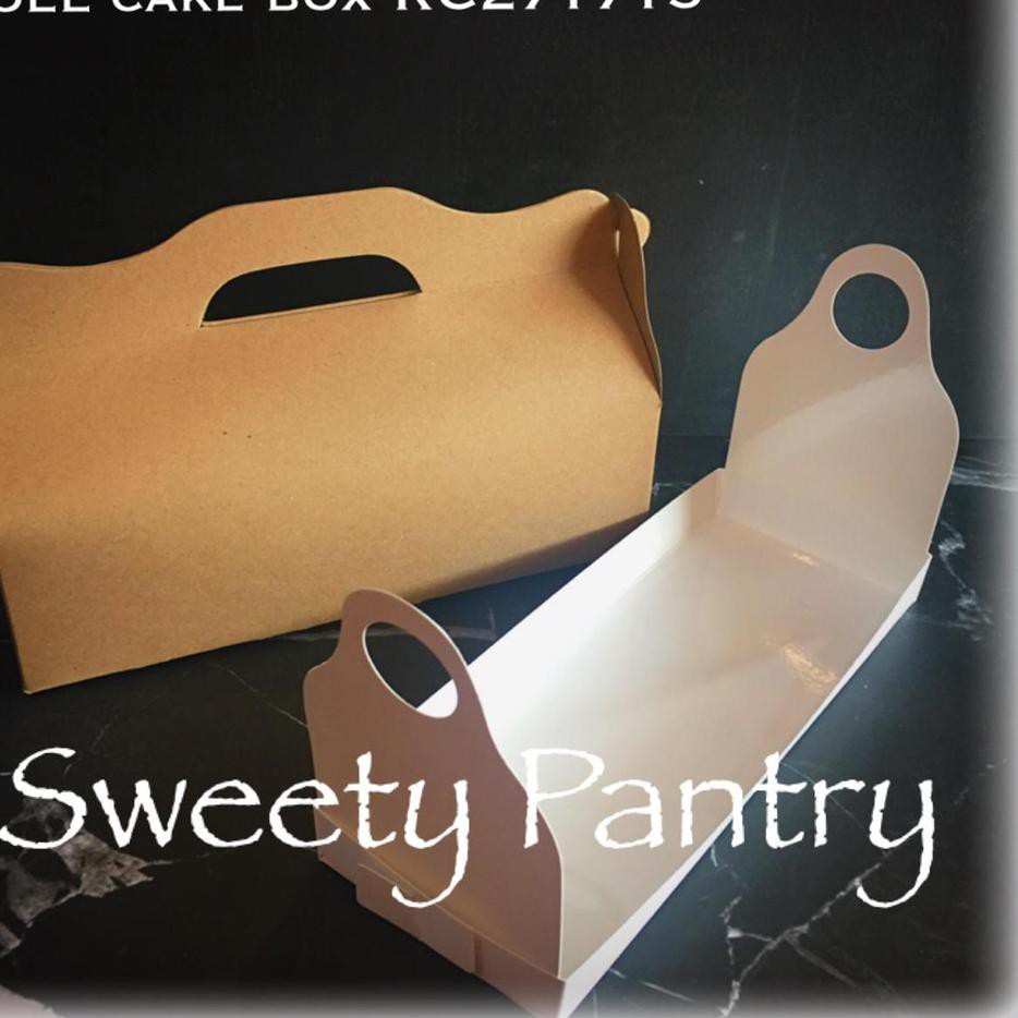 

READY STOCK RC271075 - DUS BOLU GULUNG / BOX KUE / PACKAGING ROLL CAKE [W38]