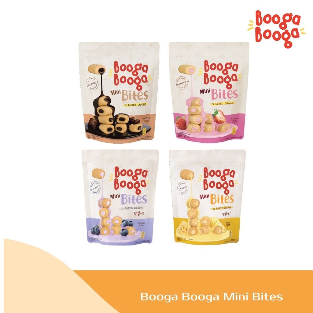 Booga Booga Mini Bites 80gr snack anak