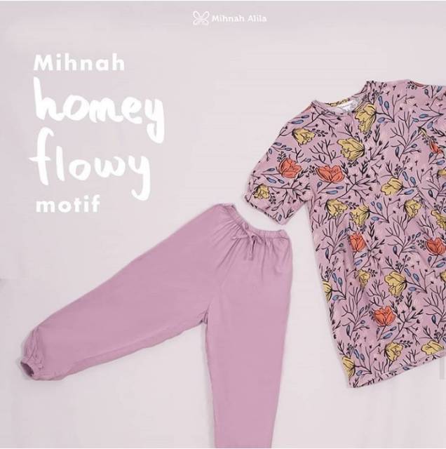 CLEARANCE SALE Pakaian Rumah Pajamas l Mihnah Pakaian Rumahan Daily Harian Motif Syar'i Mom and Kids