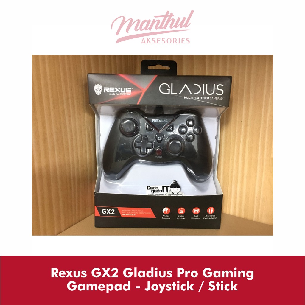 Rexus GX2 Gladius Pro Gaming Gamepad - Joystick / Stick