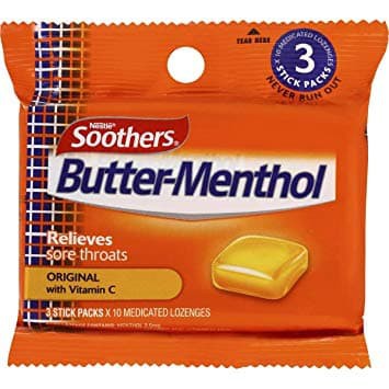

Nestle Soothers Butter Menthol 3 x 10 Lozenges