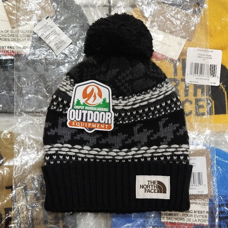 The North Face Fair Isle Beanie Kupluk TNF Black