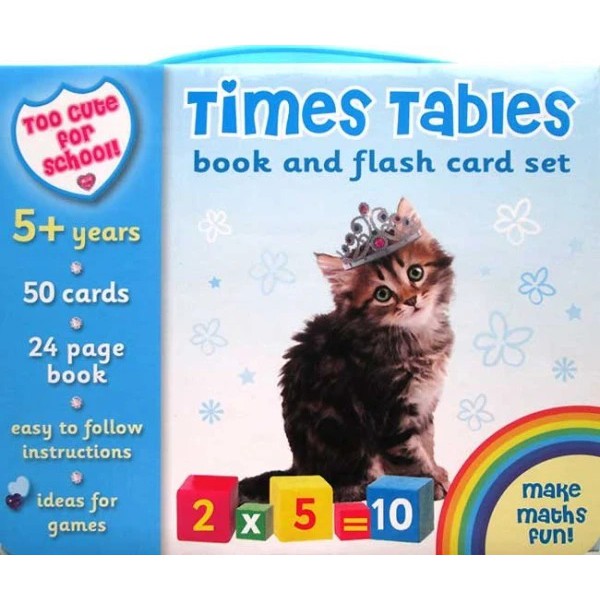 

TIMES TABLES Book and Flash Card Set IBBOX01