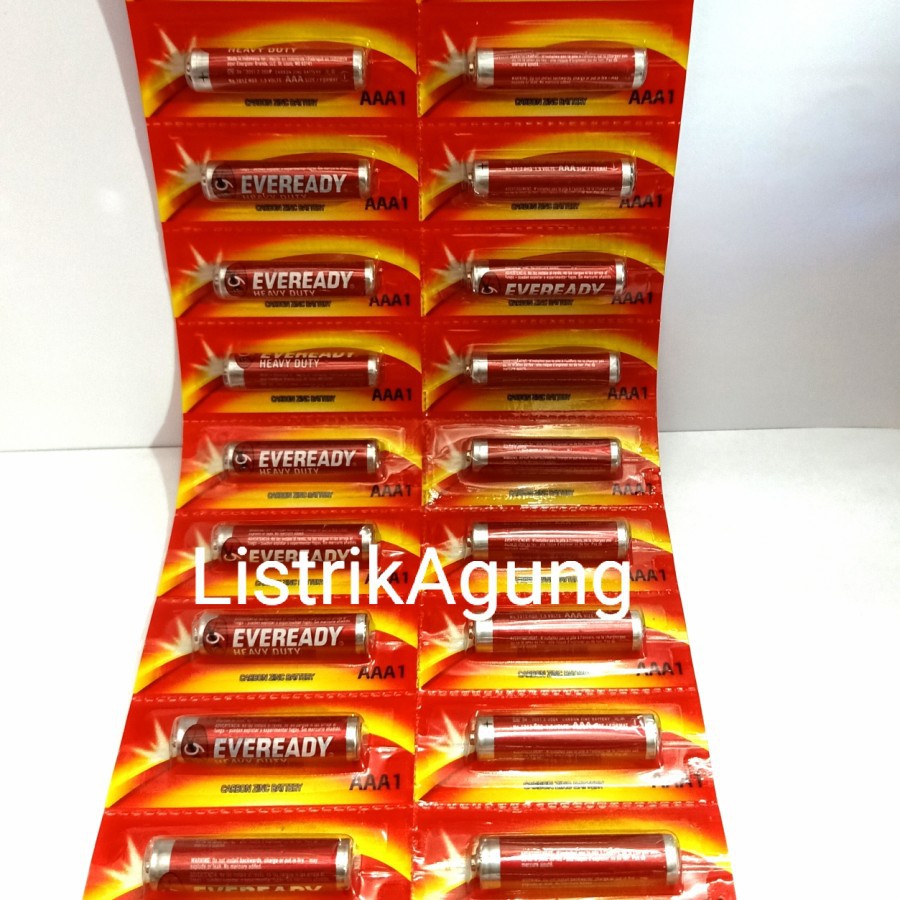 Baterai Battery Batre Eveready AAA A3 Original 100%