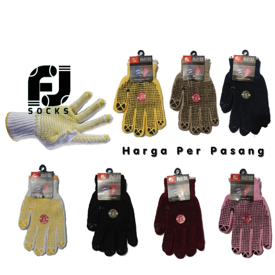 Sarung Tangan Rajut PSBB/Sarung Tangan Ekonomis feliqsock