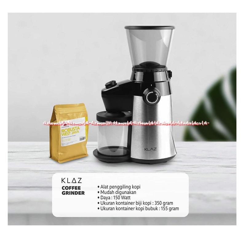 Klaz Coffee Grinder Alat Penggiling Biji Kopi Mudah Digunakan Klas Cofee Coffe Penggiling Pelumat Bubuk Kopi