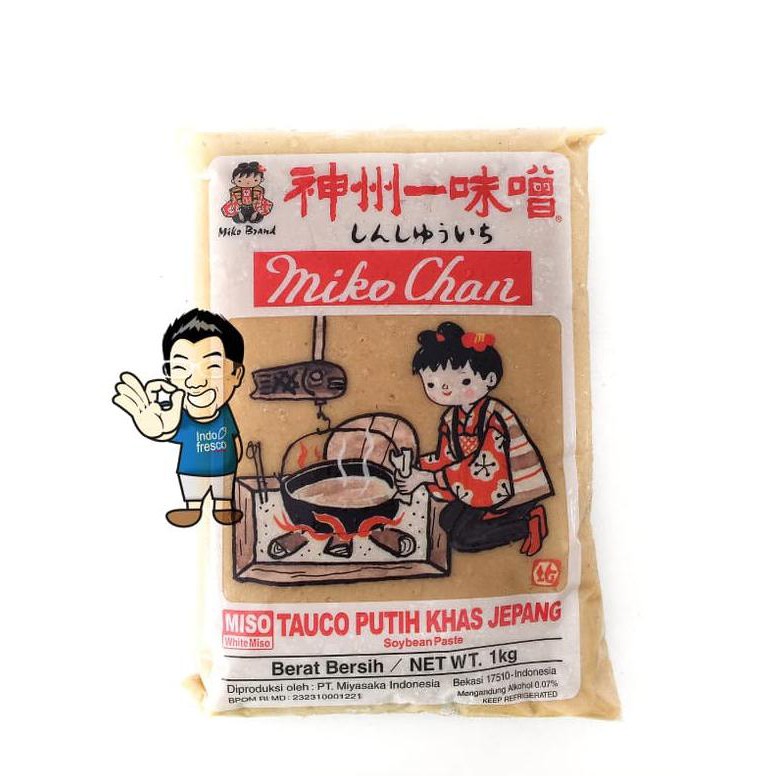 

Shinshuichi Mikochan Shiro Miso Paste- Pasta Miso- Tauco Jepang 1Lt