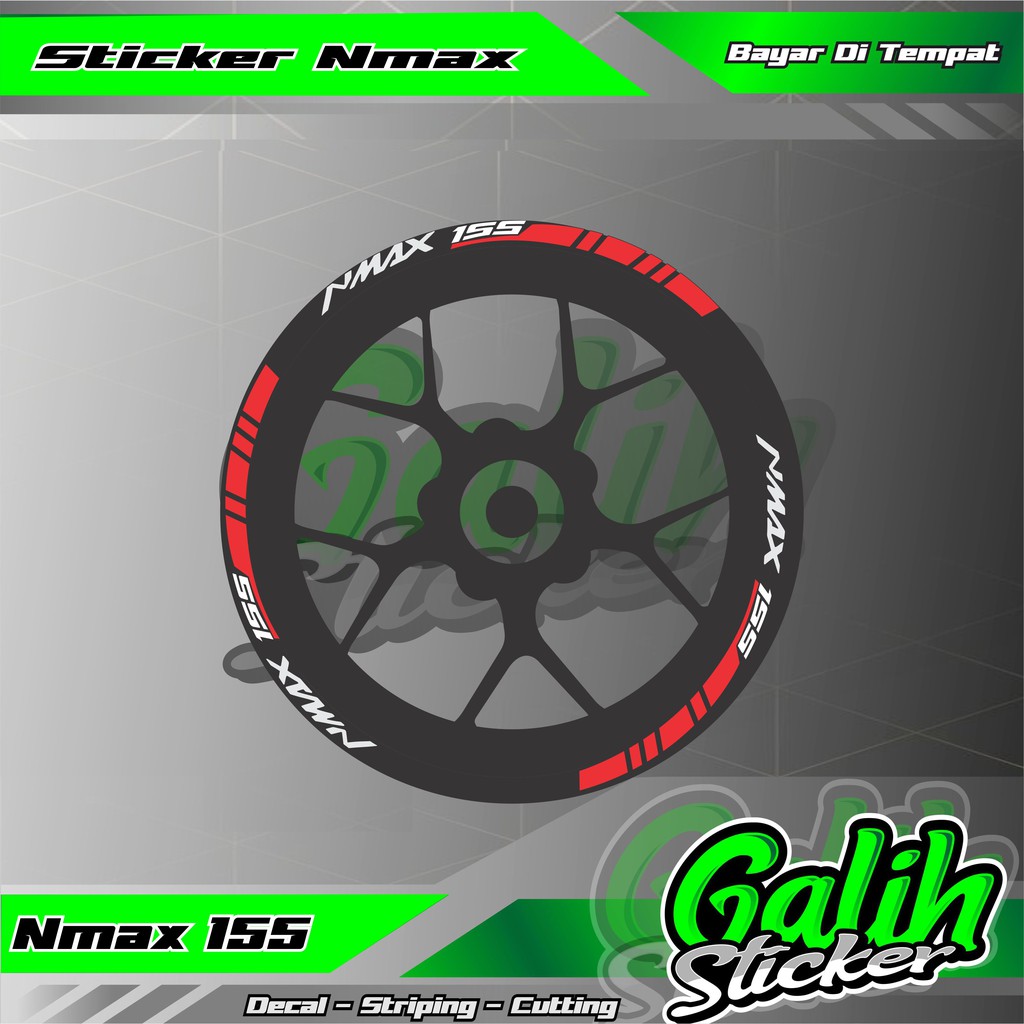 Cutting Sticker Velg Nmax - Lis velg Nmax Terlaris