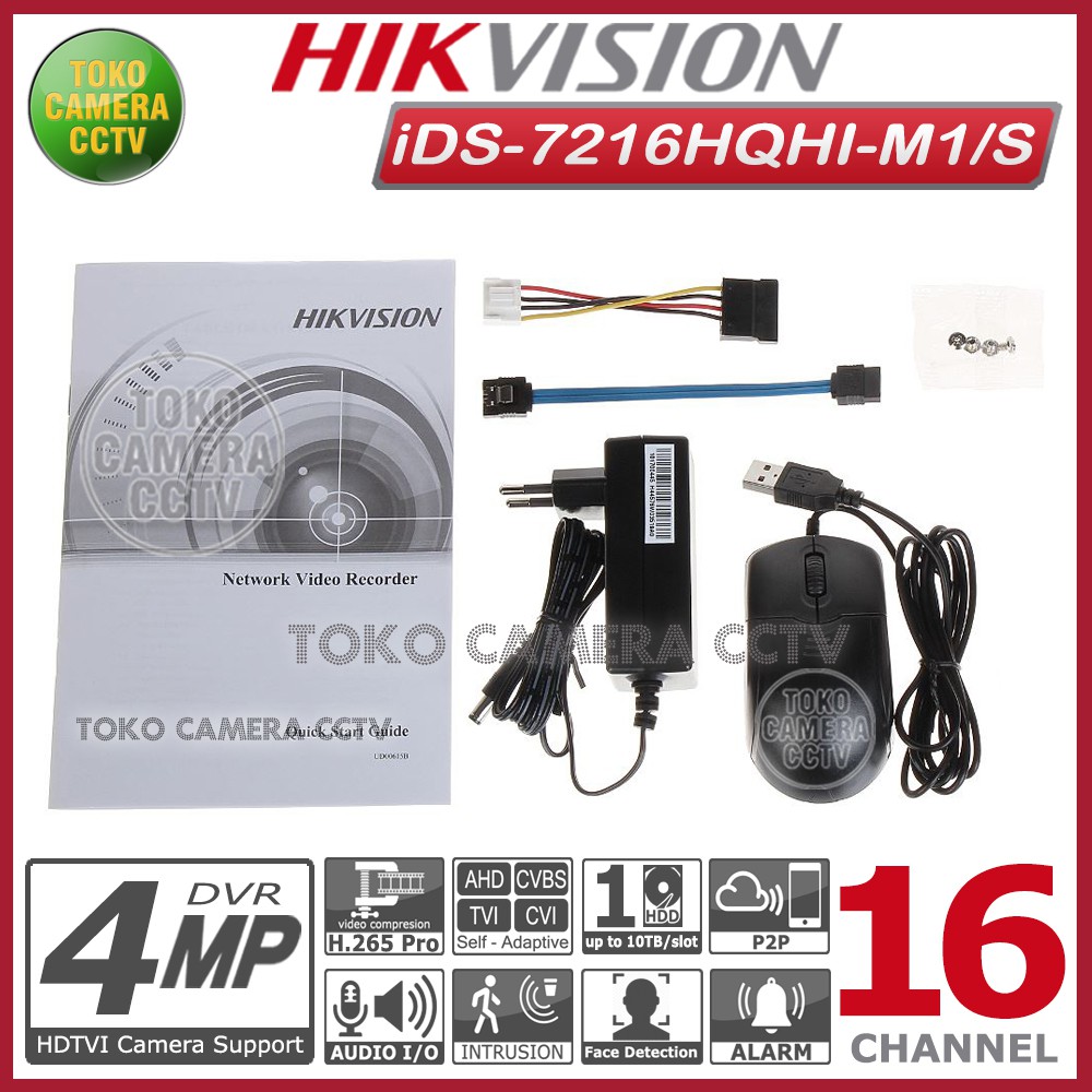 DVR HIKVISION 16 CHANNEL iDS-7216HQHI-M1/S