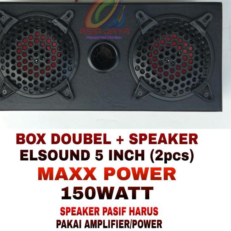 New Arrival Paket Combo Elsound 5 inch & Box 5 Double