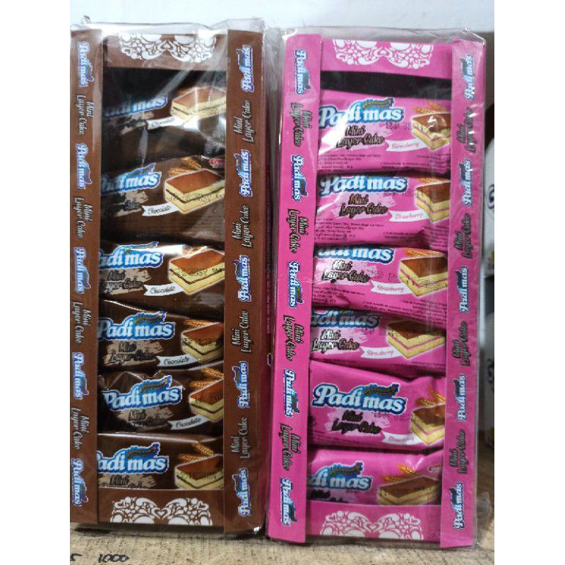 

BOLU PADIMAS COKLAT/STROBERI 24PCS