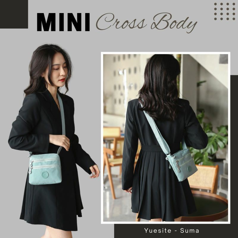 TAS SELEMPANG MINI WANITA YUESITE SUMA CROSSBODY SLINGBAG